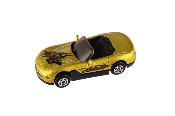 Voiture en métal 7cm dans une boîte