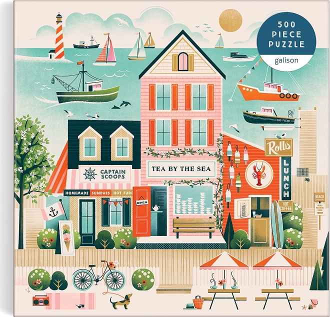 Galison Puzzle Bistro Am Meer 500 Teile