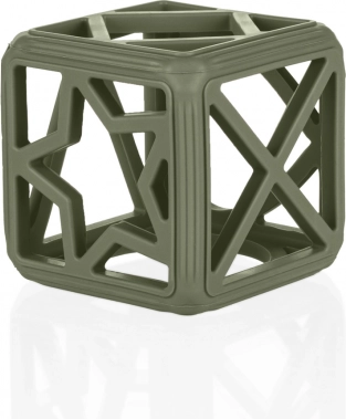 Siliconen bijtring Square, Forest Green