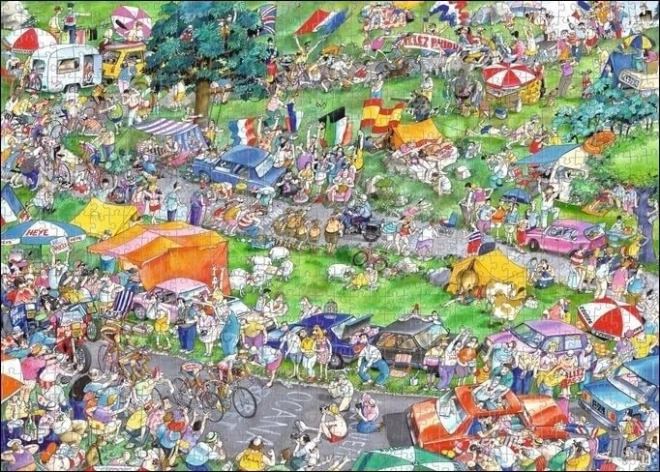 HEYE Puzzel Fietswedstrijd 1000 stukjes