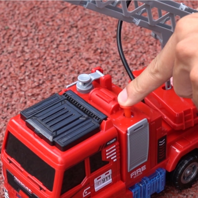 Interactive Fire Truck with Movable Ladder