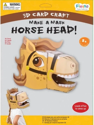 Fiesta Crafts Creative Set 3D Horse Mask