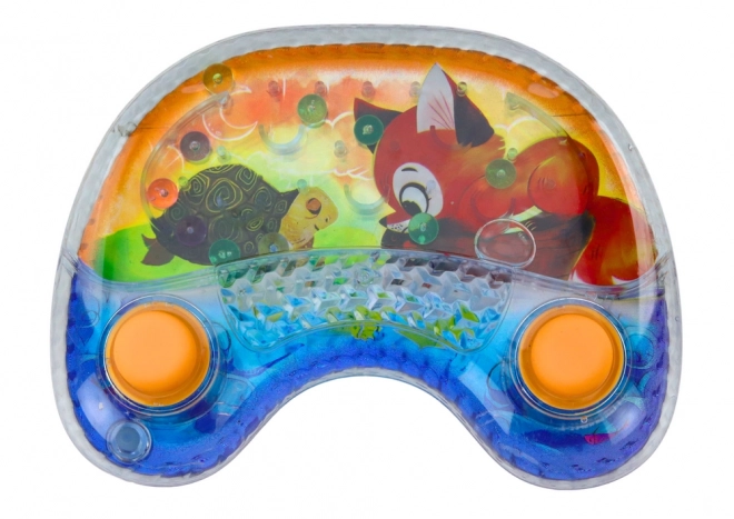 Buntes Wasserspiel mit Tierbildern