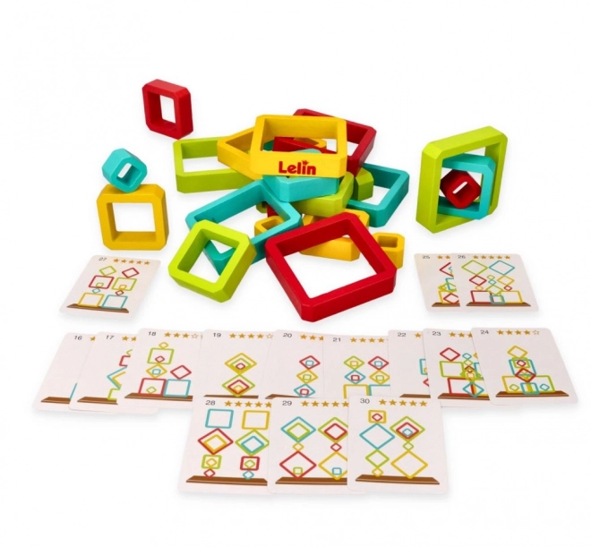 Lelin kinder balancerende geometrische puzzel