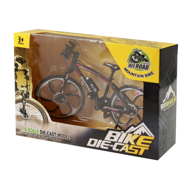 Zwarte mountainbike