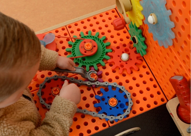 Pegboard-werkvlak voor onbeperkte ideeën