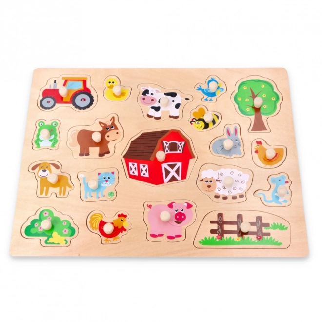 Grote houten puzzel Op het platteland