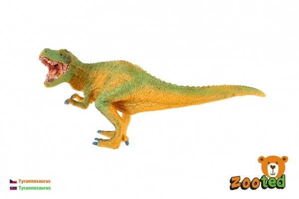 Tyrannosaurus kleine geverfde plastic 16cm in zak