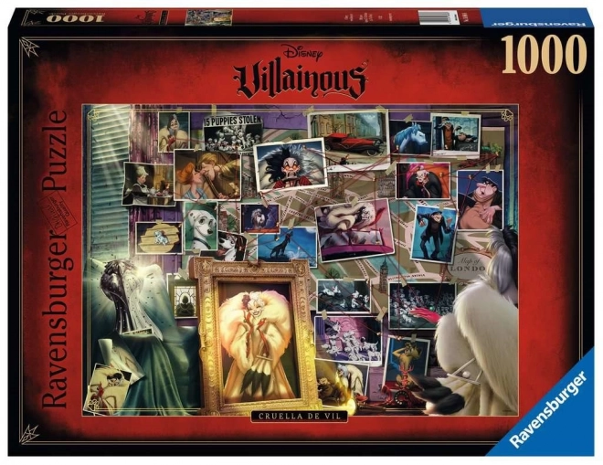 Ravensburger-puzzel Villainous: Cruella de Vil 1000 stukjes