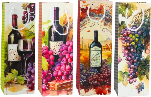 Papiertüte für Wein 35 x 12 x 9 cm