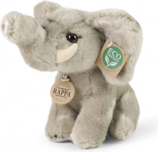 Sitzender Plüschelefant 18 cm UMWELTFREUNDLICH