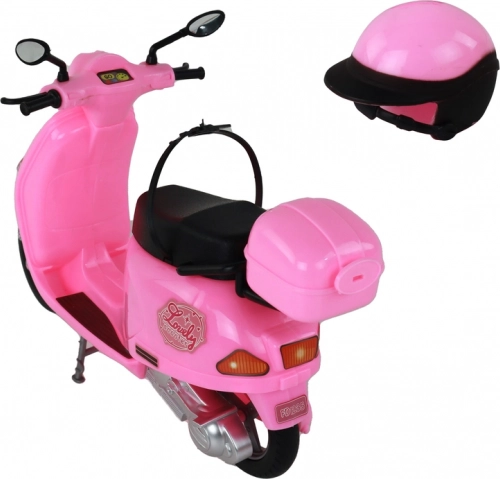 Pink scooter with rotating handlebar head