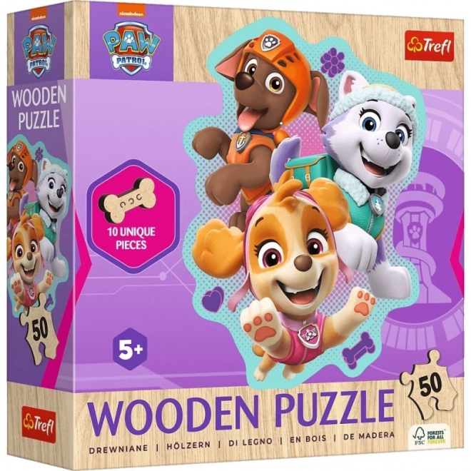 Holz-Puzzle PAW Patrol 50 Teile