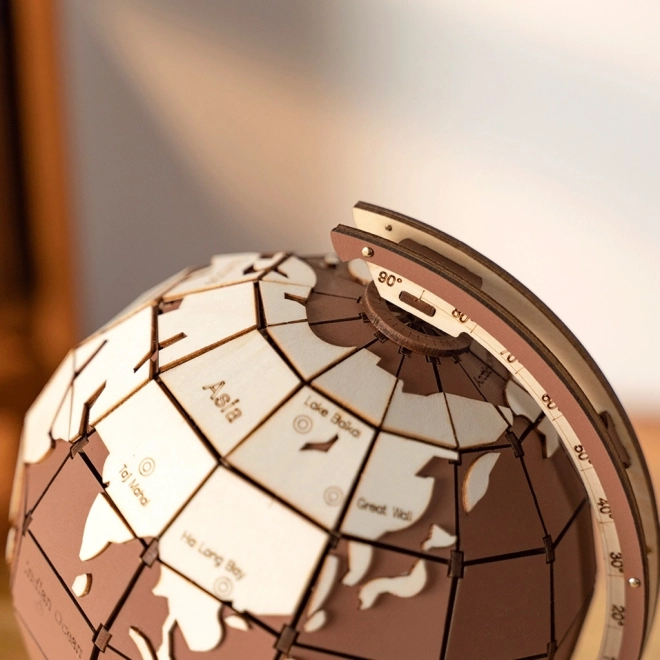 3D Wooden Puzzle Rolife Globe