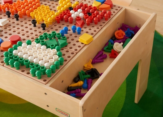 Masterkidz bouwset accessoires met pinnen, schroeven en gereedschap - 352 stuks