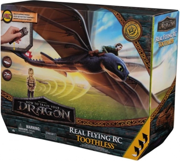Vliegende draak Toothless met afstandsbediening
