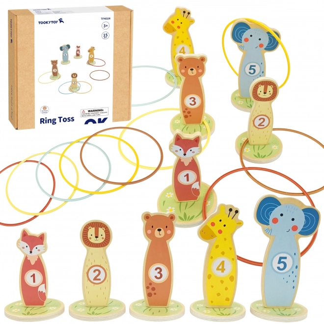Wooden Ring Toss Game