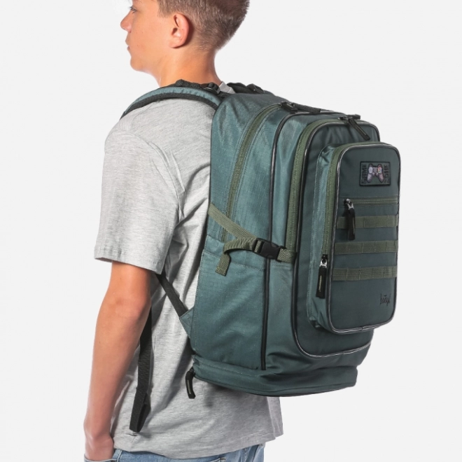 Baagl Set 3 Cubic Grove: backpack, pencil case, bag