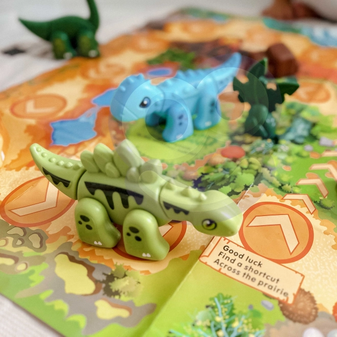 Construction Set Dinosaurs 2-in-1 Board Game