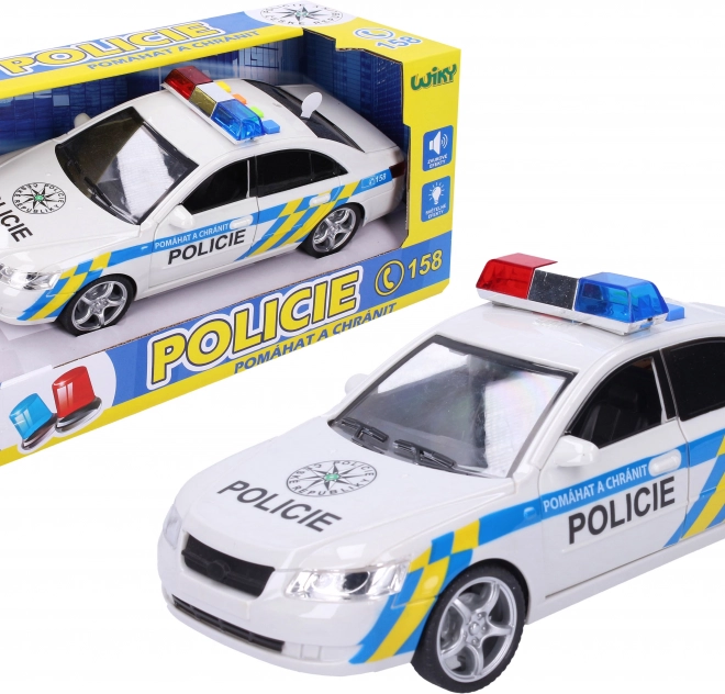 Voiture de police avec effets 24 cm – emballage tchèque