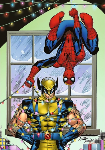 Puzzel Spider-Man en Wolverine 1000 stukjes Trefl Premium Plus