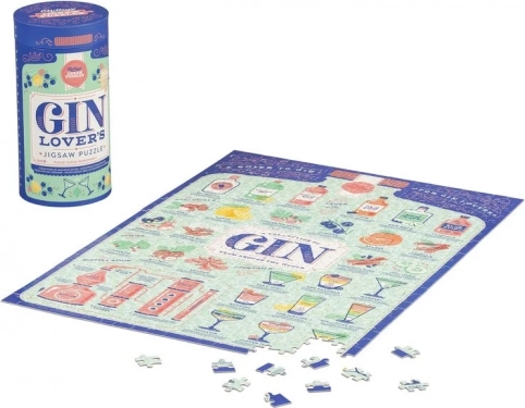 Puzzle 500 pièces pour les amateurs de gin de Ridley's Games