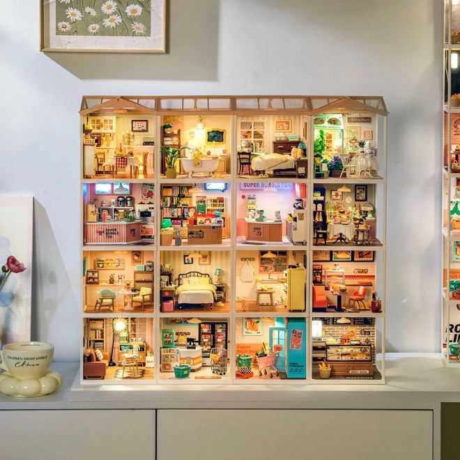 RobTime Cozy Dining Room Dollhouse
