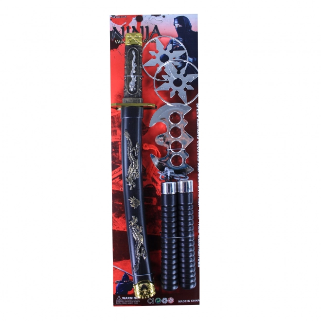 Ninja speelgoedset met katana