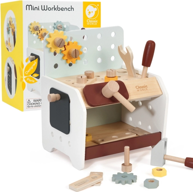 mini établi en bois avec outils CLASSIC WORLD