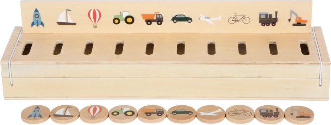 Kleine voet Plaatjes-inleg puzzel sorteren