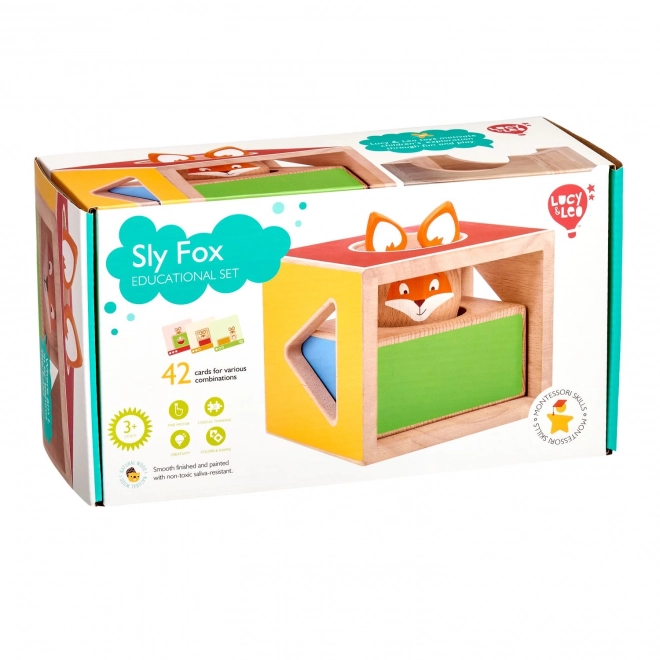 Lucy & Leo Slimme vos - houten spel met modellen