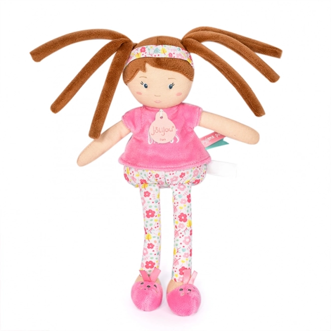 Doudou Jolijou Panenka LES PIPELLETTES 25 cm 1 ks rose