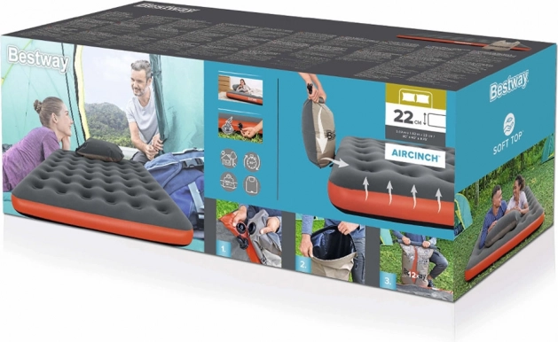 Bestway inflatable mattress for 2 people 203x152x22 cm