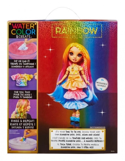 Rainbow High WaterColor pop - bruine ogen TV
