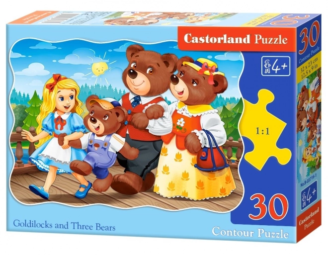 Puzzle 30 Stück Goldlöckchen und die drei Bären