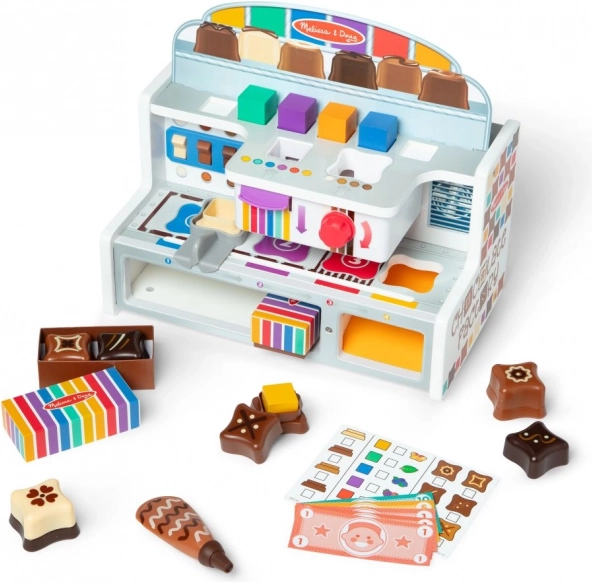 Usine de chocolat en bois – jouet créatif pour enfants