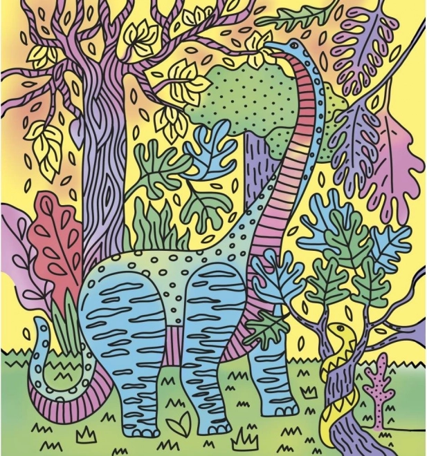 JANOD Maxi kleurplaten Dinosaurussen