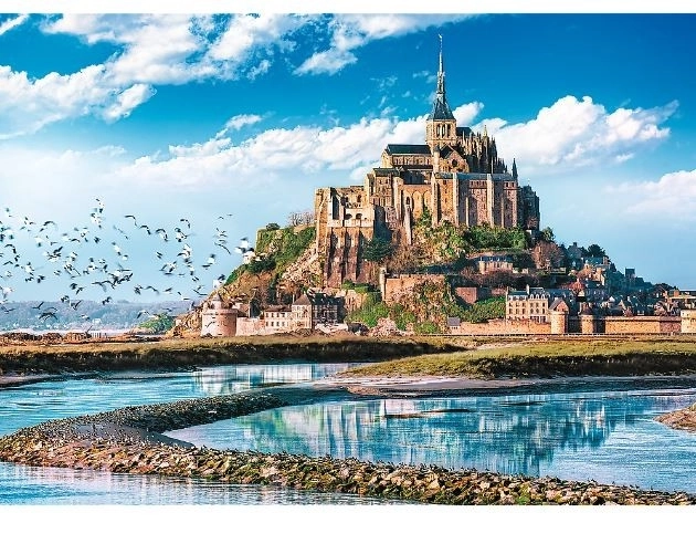 Puzzel 1000 stukken Mont Saint-Michel Frankrijk