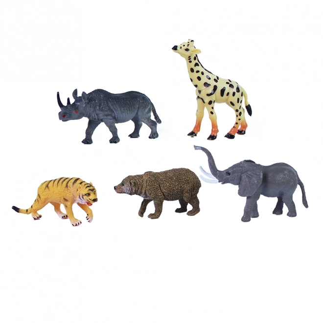 Set van figuren van wilde dieren voor kinderen