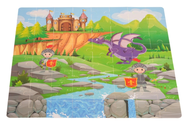 Fantastische scènes in puzzel