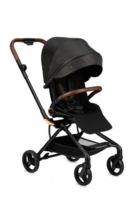 Sportieve kinderwagen MoMi ADELLE zwart goud 2023