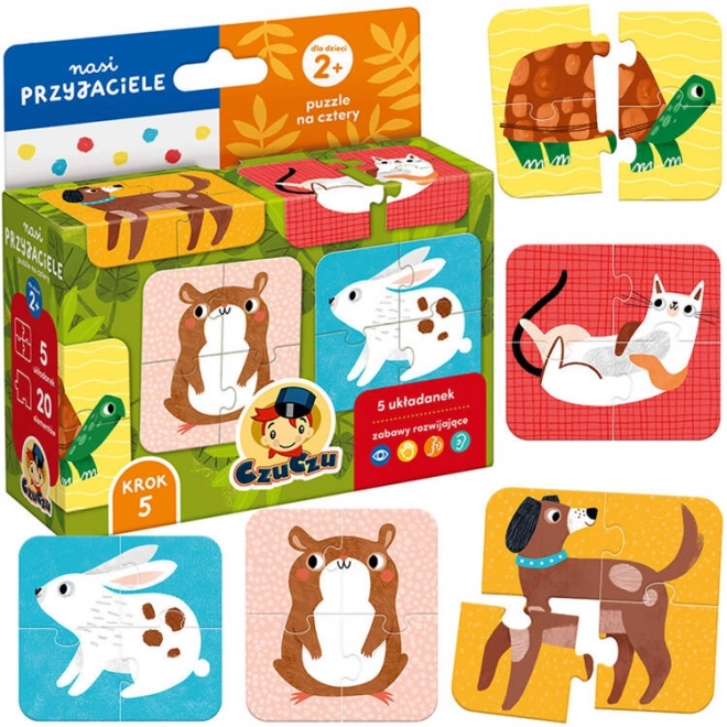 Puzzle Nos Amis - Puzzles en quatre pièces