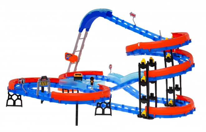 Extreme racebaan met ladder - 90 onderdelen