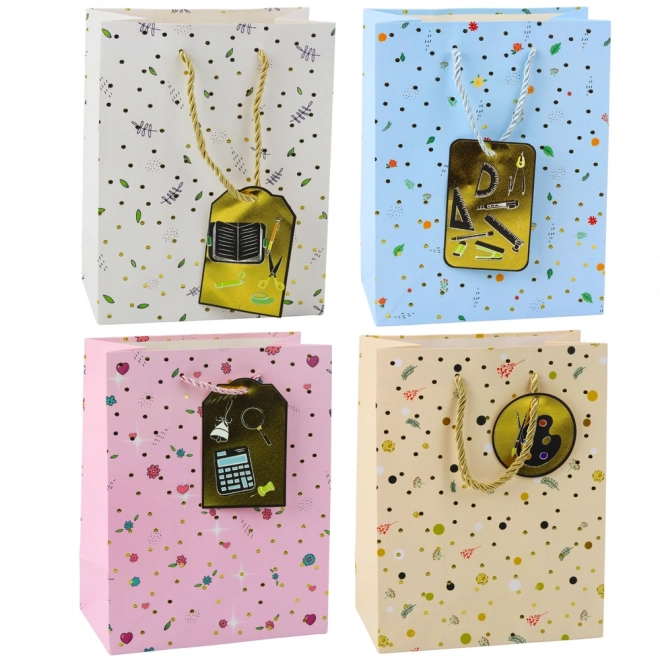 Geschenktasche für Schüler und Lehrer 23 x 18 x 10,5 cm