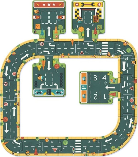 Un jeu qui enseigne les règles de circulation