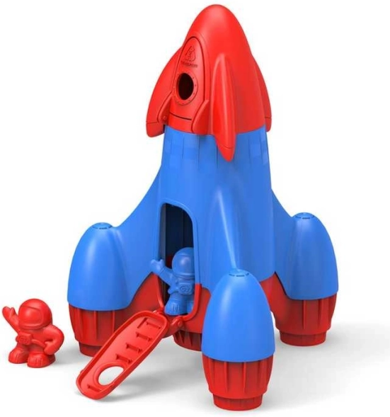 Green Toys raket rood