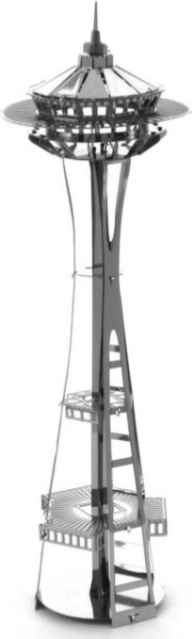 Maquette métallique 3D Seattle Space Needle