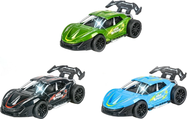 Raceauto met licht- en geluidseffecten 16 cm