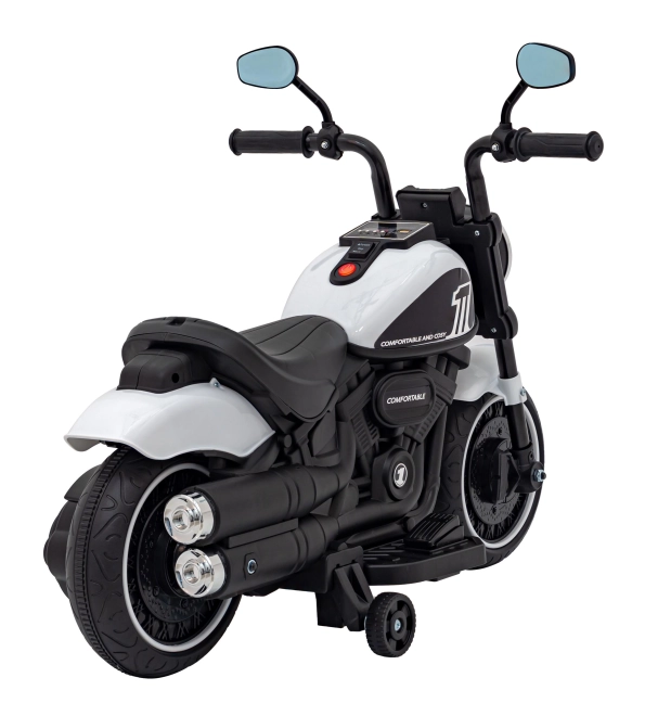 Motorrad Chopper FASTER – Weiß