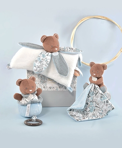 Geschenkset - Plüschbär und Decke
